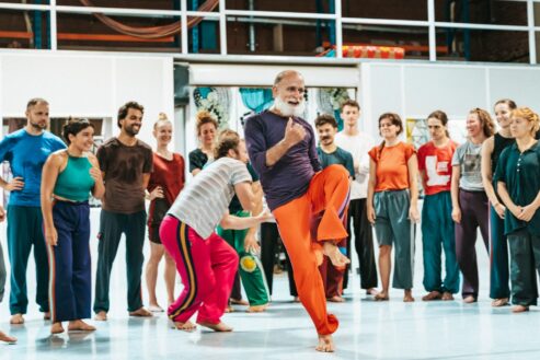 David Zambrano teaching photo by Arnaud Beelen