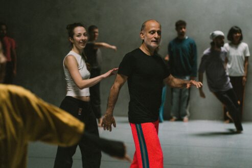 David Zambrano teaching photo by Arnaud Beelen